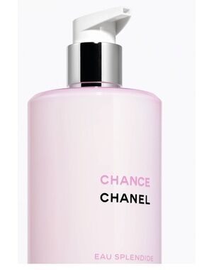 Chanel Chance body lotion.